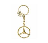 Mercedes-Benz Brussels Keyring | Gold | Die-cast Zinc