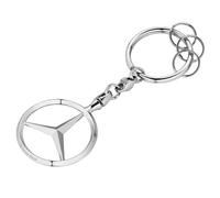 Mercedes-Benz Sindelfingen Key Ring Gold Brass, silver colours, Approximately 9 cm, Keyring