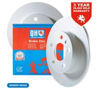 Quinton Hazell Brake Discs BDC4673 Rear Solid 278mm Pair Fits Mercedes Chrysler