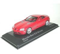 Mercedes-Benz SLR McLaren 2003 Fire Opal Red 1:43 Minichamps With Box Acrylic