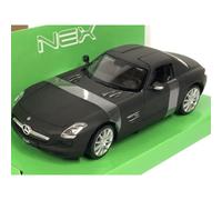 Mercedes-Benz SLS AMG Matt Black 1:24-27 Scale Welly 24025MA New