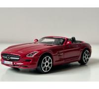 Mercedes-Benz SLS AMG Roadster Germany Car Model Diecast Red 1:43 Scale Bburago