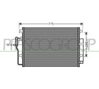 PRASCO ME919C001 Air conditioning condenser