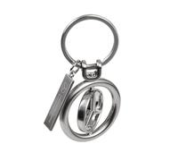 Mercedes-Benz Trucks You Can Trust accessory to the Brand Silver Metal Keychain Keyring with rotating star Logo New with gift box