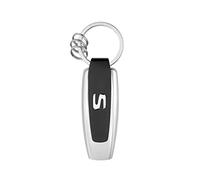 Mercedes-Benz Typo Key Ring S-Class Stainless Steel Silver/Black