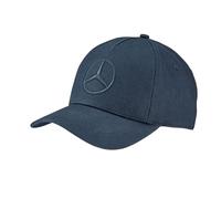 Mercedes-Benz Unisex 5 Panel Cap, Navy, Adjustable Size, Organic Cotton, Leisure & Sports, All Year Round, Metal Clasp, Mercedes Star Design