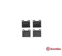 MERCEDES-BENZ S-CLASS Saloon Brembo Brake Pads Rear 1972-1980