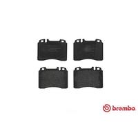 P50010 Front Brake Pad Set 4x Pads Prepared For Wear Indicator Braking By Brembo