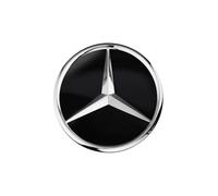 Mercedes-Benz Wheel Hub Cover Center Cap 66,8 mm Star Raised Matte Black
