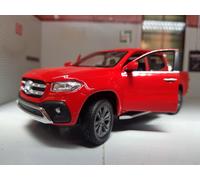 Mercedes Benz X Class Red Pick Up 2017 Welly 1:24 1:27 Scale Diecast Model Car