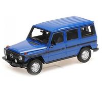 Mercedes BM460 G-Modell long blue diecast model car 155038100 Minichamps 1:18