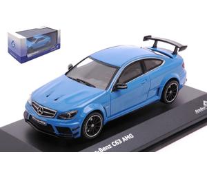 Mercedes C / Class C63 6.3 V8 AMG Black Series 2012 Blue 1:43 Model 4311607