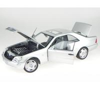 Mercedes C140 CL600 S600 Coupe 1998 silver diecast model car183446 Norev 1:18