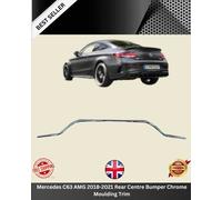 Mercedes C63 AMG 2018-2021 Rear Centre Bumper Chrome Moulding Trim