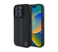 Mercedes case MagSafe Vertical Stripe Black - iPhone 16 Pro Max