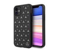 Mercedes Case MEHCN61ESPBK Silver Stars Black - iPhone 11/XR