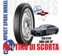 Mercedes CLA AMG Line C174 Space Saver 18" 5x112 125/70 R18 With Jack