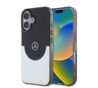 Mercedes Double Layer Case with MagSafe for iPhone 16 6.1" Black/Silver - MEHMP16S23HBIGK