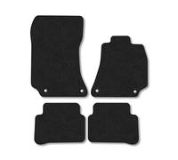 Mercedes E-Class (2013-2016) [W212] [Saloon; Estate] Car Mats Accessories Tailored Fit Carpet Floor Mats Non Slip Black Trim Full Compatible Accessory Front Rear Set Anti Slip Granulated Backing Clips
