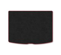Mercedes Eqa (2021+) Boot Mat Accessories Tailored Fit Carpet Boot Liner non Slip Red Trim Full Coverage Compatible Accessory Protector Granulated Backing Hand-Finished