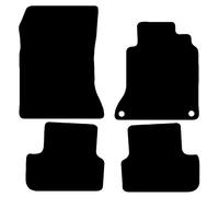 Mercedes GLA 2014 Onwards 4 Piece Set Car Mats UK-Made Tailored Fit Carpet Floor Mats Full Coverage Compatible Accessory Black Trim