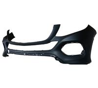 Fits Mercedes GLE Front Bumper Primed Black With Parking Sensor Holes 2015-2019