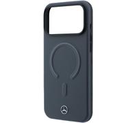 Mercedes Leather 3D MagSafe Case for iPhone 17/18 Pro Max 6.9" Anthracite