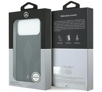 Mercedes Leather The Move Case with MagSafe for iPhone 17 Pro Max 6.9" Black - MEHMP17X25ROLAUK