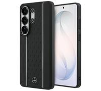 CG MOBILE Mercedes Laurel Leaves Vertical Stripes Compatible with MagSafe Case for Samsung Galaxy S26 Ultra (Black and White)