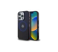 Mercedes MB Double Layer BiColor Case with MagSafe for iPhone 16 Pro Max 6.9" Blue - MEHMP16X23HBIKV