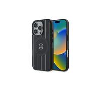 Mercedes MB Double Layer Crossed Lines Case for iPhone 16 Pro Black