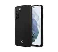 Mercedes silicone hard case, black - Samsung Galaxy S22