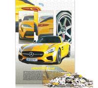 Mercedes Sport Car Jigsaw Puzzle, Wooden Puzzles 1000 Piece Jigsaw Intellectual Toys, Challenging Adult And Teen Casual Jigsaw Puzzle 1000pcs (75x50cm)