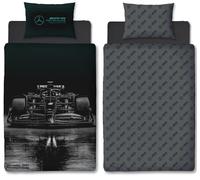 Mercedes Stealth Single Polycotton Duvet Cover & Pillowcase Set 135x200cm 77594