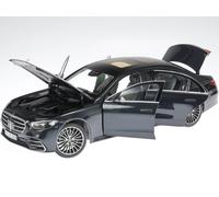 Mercedes V223 S-Class AMG Line 2021 blue diecast modelcar 183800 Norev 1:18
