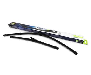 Mercedes Vito Front Windscreen Wiper Blade Set 28 in & 26 in 05-14 Valeo