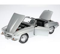 Mercedes W121 190 SL silver diecast modelcar 100037031 Minichamps 1:18