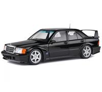Mercedes W201 190E 2.5-16 Evo 2 black diecast model car 1001 Solido 1:18