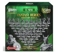 Mercenary Guild II - Essential Heroes - 55 Hero, Player Characters, NPC for DND Miniatures Bulk I 28mm Dungeons Dragons D&D Miniatures I DND Minis D&D Figures I Pathfinder, Daggerheart, Realm Reforged
