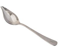 Mercer Culinary 8-1/2-Inch Stainless Steel Saucier Spoon with Tapered Spout, Silver
