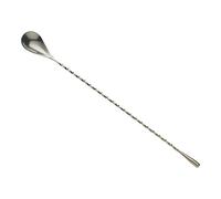 Mercer Culinary Bar Spoon, Cocktail Stirrer, Stainless Steel, 30 cm Teardrop End