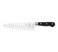 Mercer Culinary Chef's Knife with Granton Edge, 8-Inch, Black