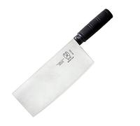 Mercer Culinary Chinese Chef's Knife M21020 Stainless Steel, Black (Rubberized Handle), 8-Inch Chef's Knife