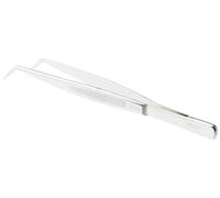 Mercer Culinary Curved Precision Tongs with Fine Tip, 6-1/8", Silver, Stainless Steel M35144