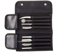Mercer Culinary Fruit and Vegetable Carving Set, 9-Piece 12 x 12 x 5 cm M15990, Silver, Black