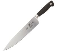 Mercer Culinary Genesis 10-Inch Short Bolster Forged Chef's Knife, Stainless Steel, Black
