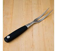 Mercer Culinary Genesis 6-Inch Stainless Steel Forged Carving Fork, Black