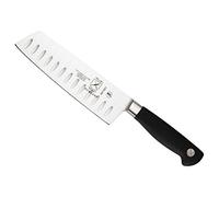 Mercer Culinary Genesis 7-Inch Nakiri-Granton Edge, Stainless Steel, Black, 38x10x3 cm