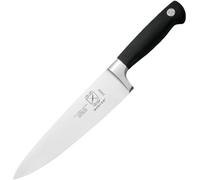 Mercer Culinary Genesis 8-Inch Forged Chef's Knife, Wood, Black