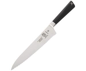 Mercer Culinary M19020 Zum Utility Wavy Edge Knife, Stainless Steel, 6" (15.2 cm)